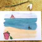 Seaside Greetings Card