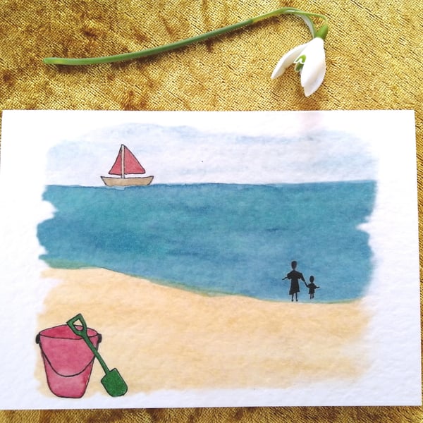 Seaside Greetings Card