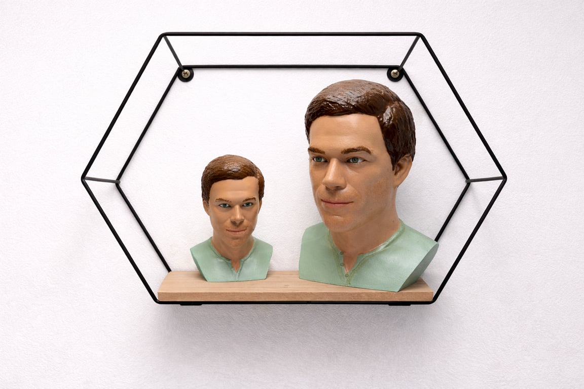 Fully Customisable Dexter Morgan Bust - 140 x 120 x 200mm