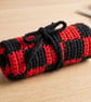 Handmade Checkerboard Crochet Hook Roll Pouch Storage Organiser for Crocheters - Image 2