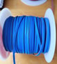Kangaroo Leather Lace 3mm premium quality Mid Blue 1m - Image 2