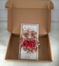 Handmade 3D Christmas Card.Christmas Baking & Red Roses. Luxury Festive Card(10) - Image 7