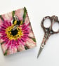Bee and flower sewing needle and pins case.  - Image 3