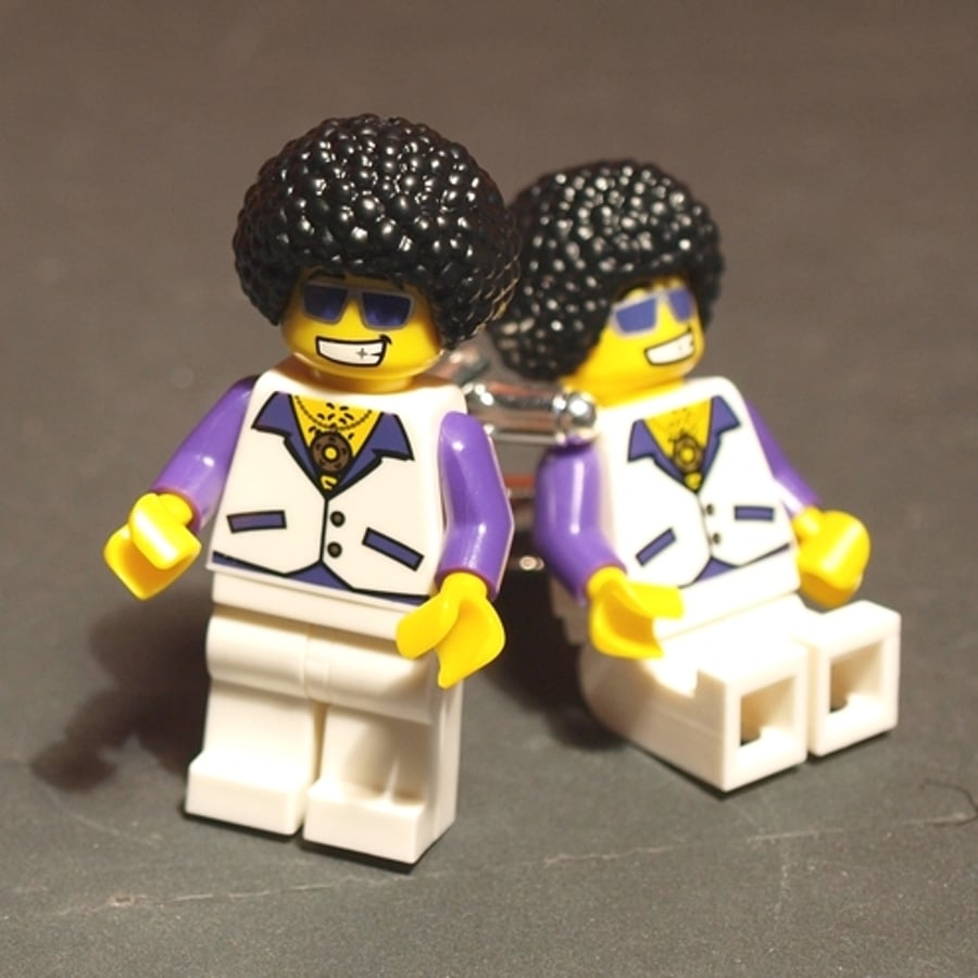 Lego Disco Dancer Cufflinks for Lovers of Dance Everywhere