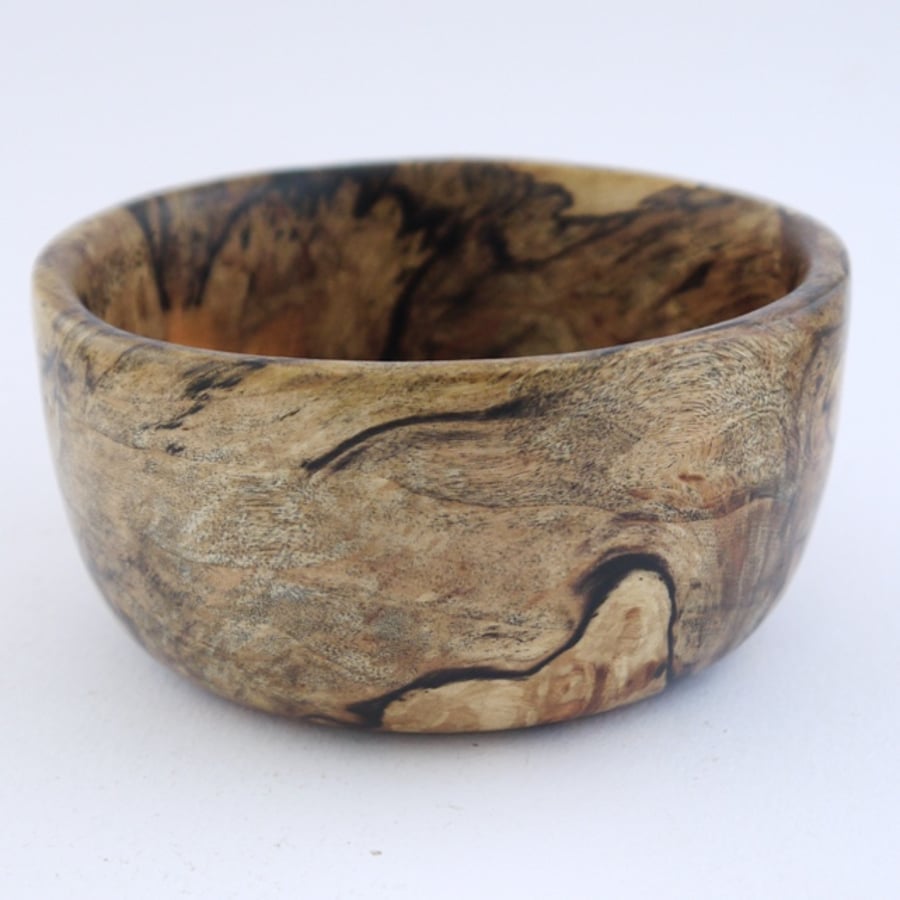 Small spalted willow bowl