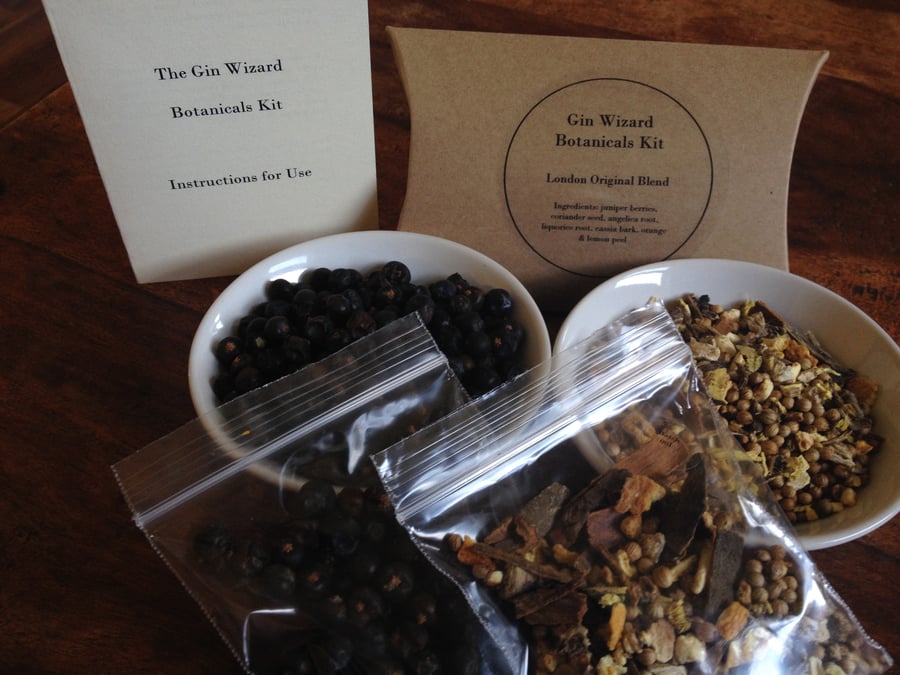 DIY Home made Gin Botanicals Kit - Make Gin at home in 3 easy steps