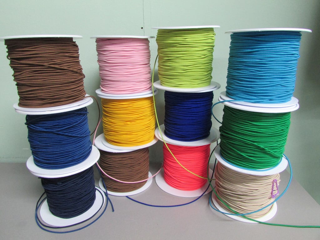 1.5mm Round Elastic sold by the Metre