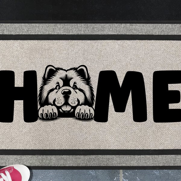 Chow Chow Home Door Mat - All Weather Doormat - 45x70cm 