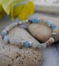 Labradorite & Aqua quartz & Kyanite Bracelet - Image 2
