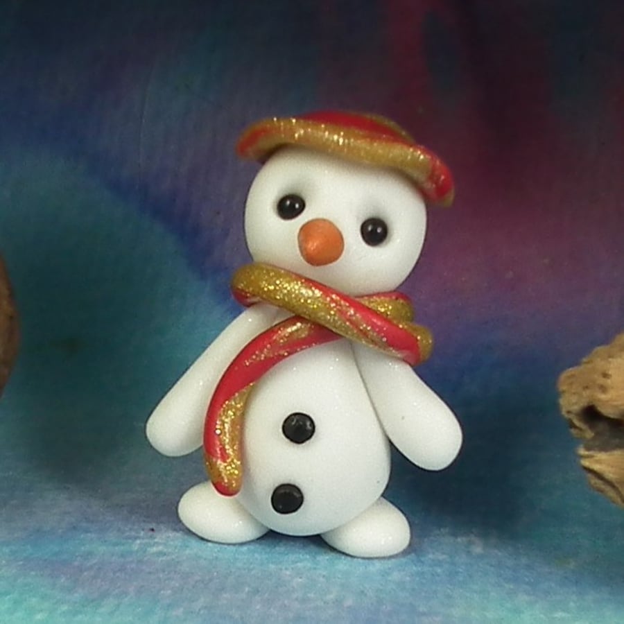 Christmas Special Snowman Gnome 'Percy' by Ann Galvin