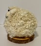 Handmade Needlefelted Wensleydale sheep ornament  - Image 3