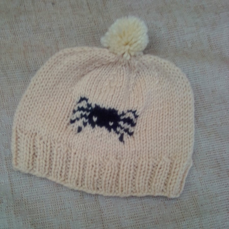 Halloween Themed Beanie Hats for Baby, Halloween Gift Idea, Knitted Hat