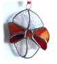Easter Egg Suncatcher Stained Glass Handmade Red 007 - Image 4
