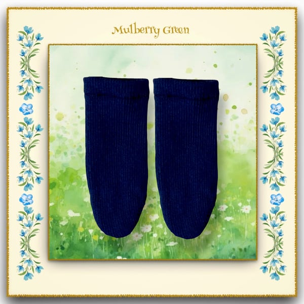 Navy Blue Socks