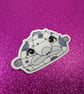 Mr Blobfish 'Pinhead' Vinyl Sticker - Image 2