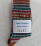 Hand-cranked Knitted Ribbed Wool Socks Size 4 to 5 - Image 5
