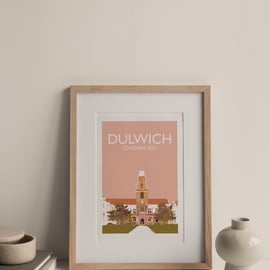 Dulwich London Giclee Travel Print (unframed)
