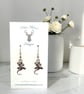 Charm Earrings - Gecko Lizard
