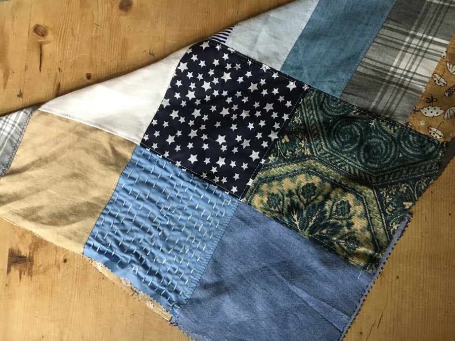 Handmade patchwork unlined bandana (BA3)