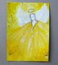 original art hand painted  angel art painting ( ref FA 210 G4 )