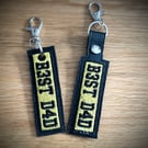 B3ST D4D license plate style keyring keyfob 