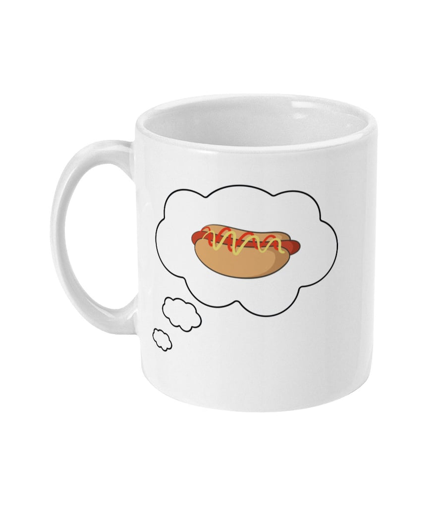 fast food theme mug gift for hotdog fan