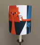 MIEOW ! FUN Cat Kitten Retro Style Swedish Fabric Lampshade - Image 9