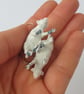 Eating Cow Earrings - Upcycled Vintage Toys - Image 3