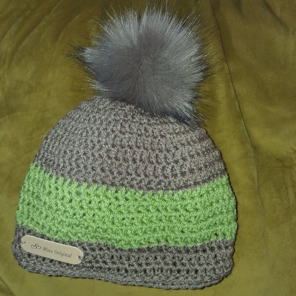 Handmade crochet beanie hat