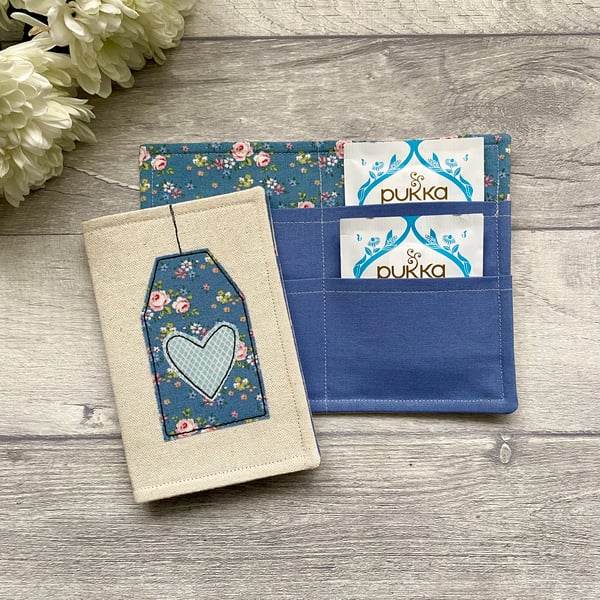 Tea bag wallet, tea drinker gifts 