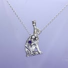 Mystical hare pendant 
