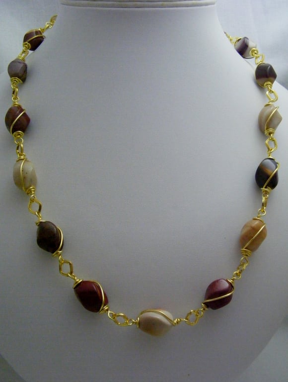 Mookaite Gemstone Necklace