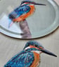 Kingfisher Tray Wildlife Gift, Bird Lover Melamine Serving Tray - Image 2