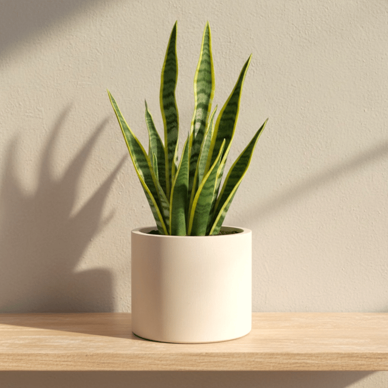 Large Off White Plant Pot Cover - Cream 15cm Planter