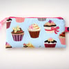 Little Blue Cupcakes Make up bag / Pencil Case