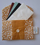 Two-tone mustard coloured card holder  - Image 5