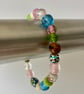 Beautiful Multicolour Beaded Boho Bracelet - Image 2