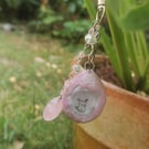Clay Tamagotchi Keyring (bunny) 