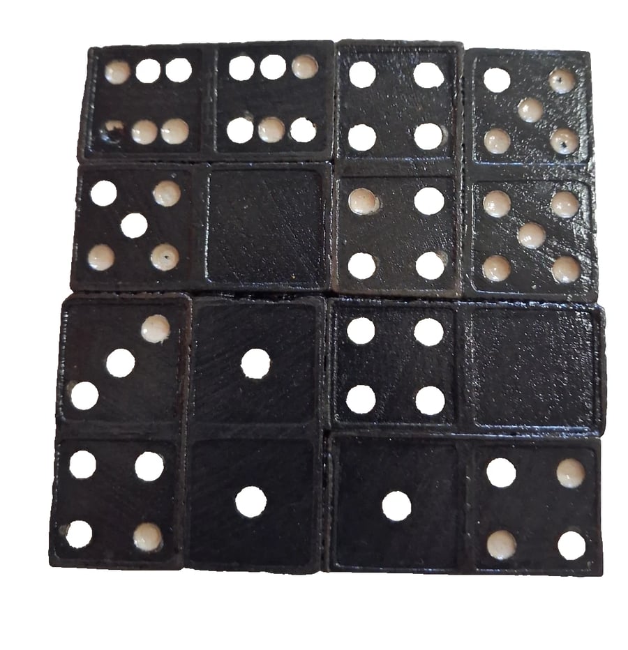 Handmade Dominoes Coaster