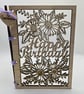 Wooden Birthday Card - Congratulations Card - Keepsake - Wood