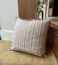 Mountain stags velvet cushion cover with linen back - Image 3