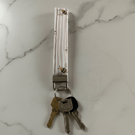 Key Fob.  Wristlet.  Bee Line.  Bee's and Daisies.