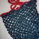 Mesh Market Bag - Bluish red