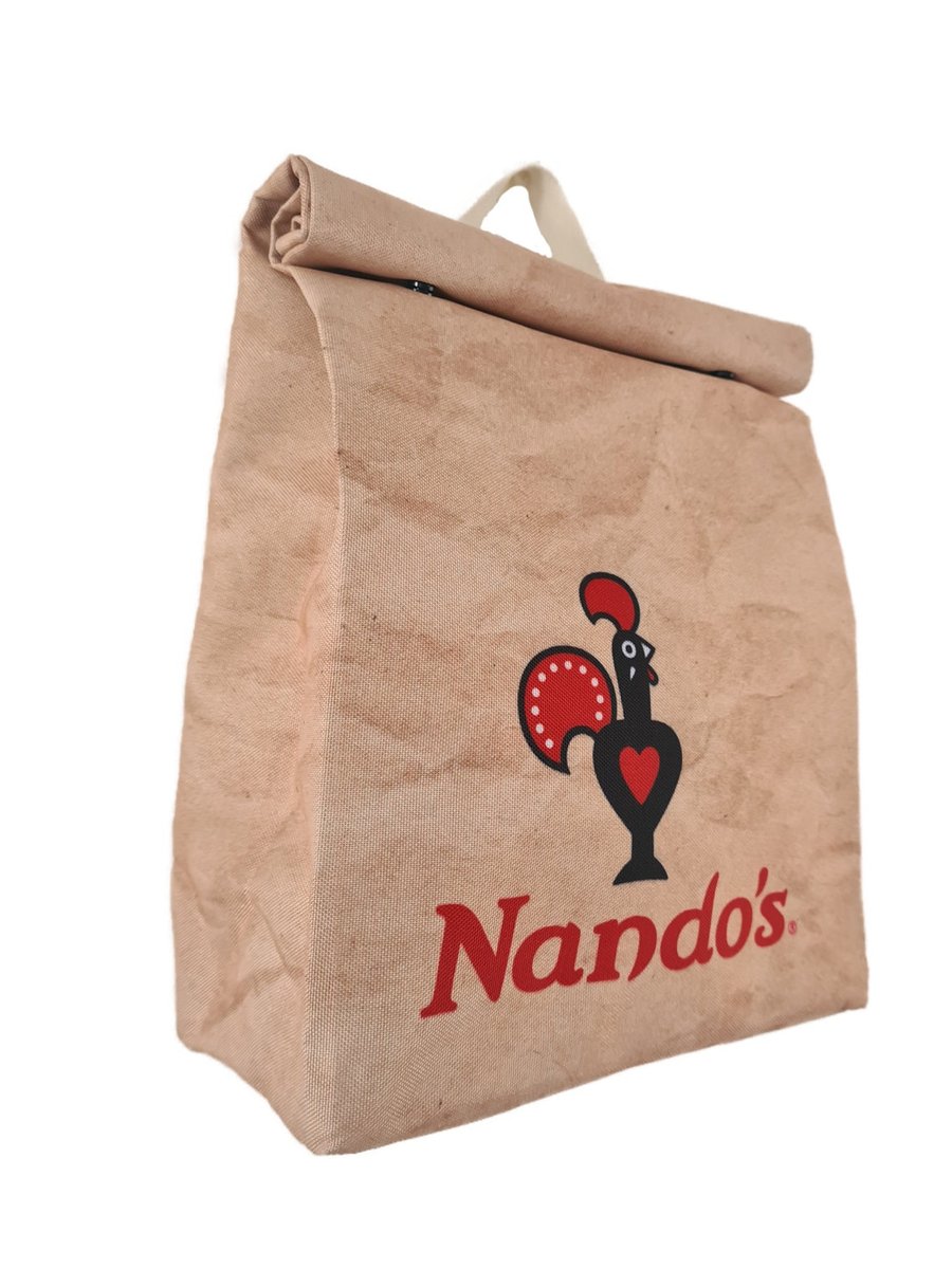 Nandos Style Backpack - Waterproof Rucksack School Bag - Recycled Polyester
