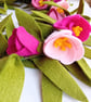 Felt Tulip Garland: Spring Home Decor - Image 4