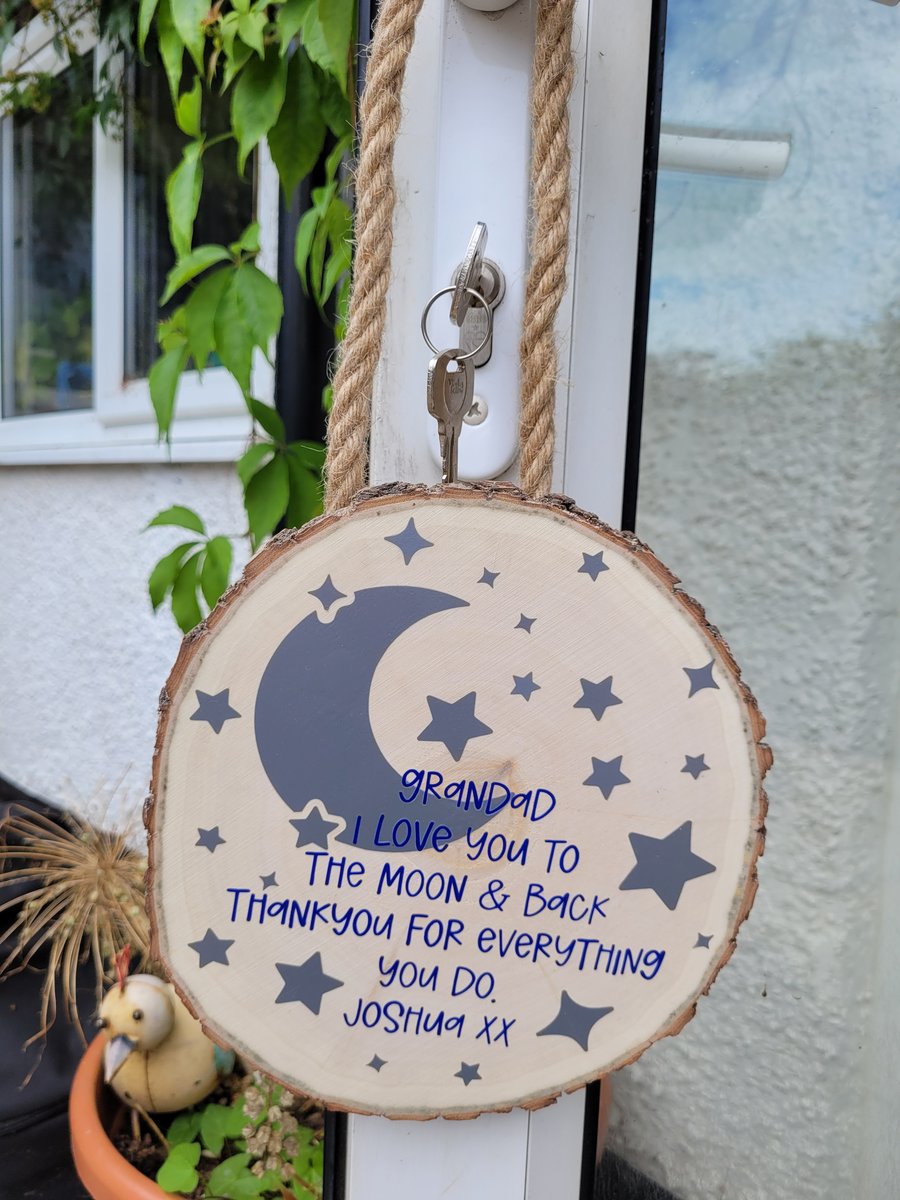 Hanging garden signs 