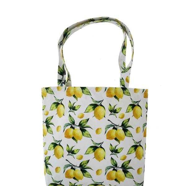 Lemons Design Tote Bag-Children-Baby Shower bag-Handmade-Mini Tote Bag-CTB080