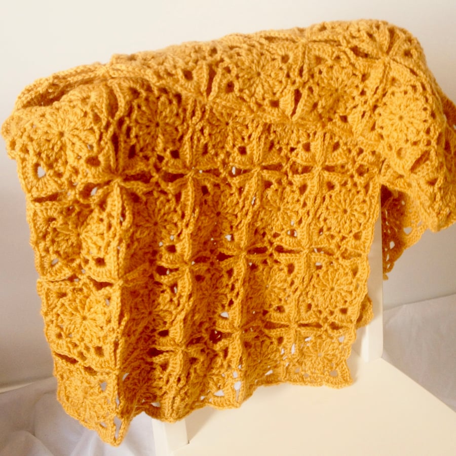  Crochet blanket, lap blanket, crochet throw