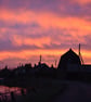 Greeting Card Sunrise on Norfolk Fen Photo Card A5 - Image 1