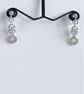 Sterling Silver Sweet Pea Chainmaille Earrings - Image 1